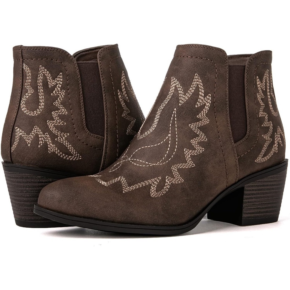 Western Cowgirl Ankle Boots
